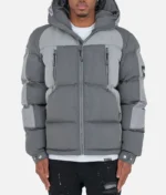 Nvlty Shadow Puffer Jacket Charcoal Grey Light Grey (1)